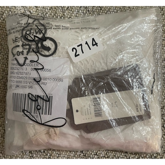 Anthropologie Lacy Ruffled Kids Blouse White NWT Size 5/6 - Picture 14 of 16